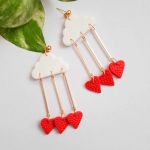 Paradisal Dream 2 Polymer Clay Earrings by Mindful Vibing