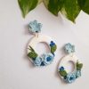 Garden of Eden6 Polymer Clay Earrings by Mindful Vibing