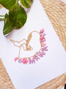 Customized Name Necklace by mindful vibing kriti bhatnagar