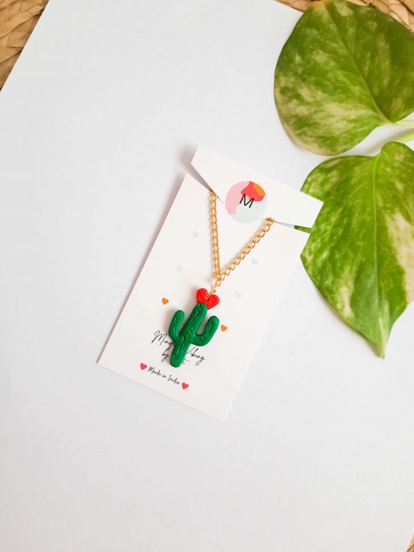 Cacti Pendant by Mindful Vibing