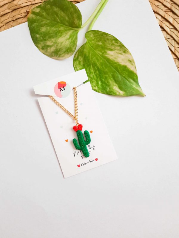 Cacti Pendant by Mindful Vibing