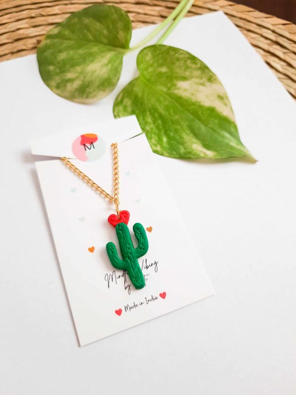 Cacti Pendant by Mindful Vibing