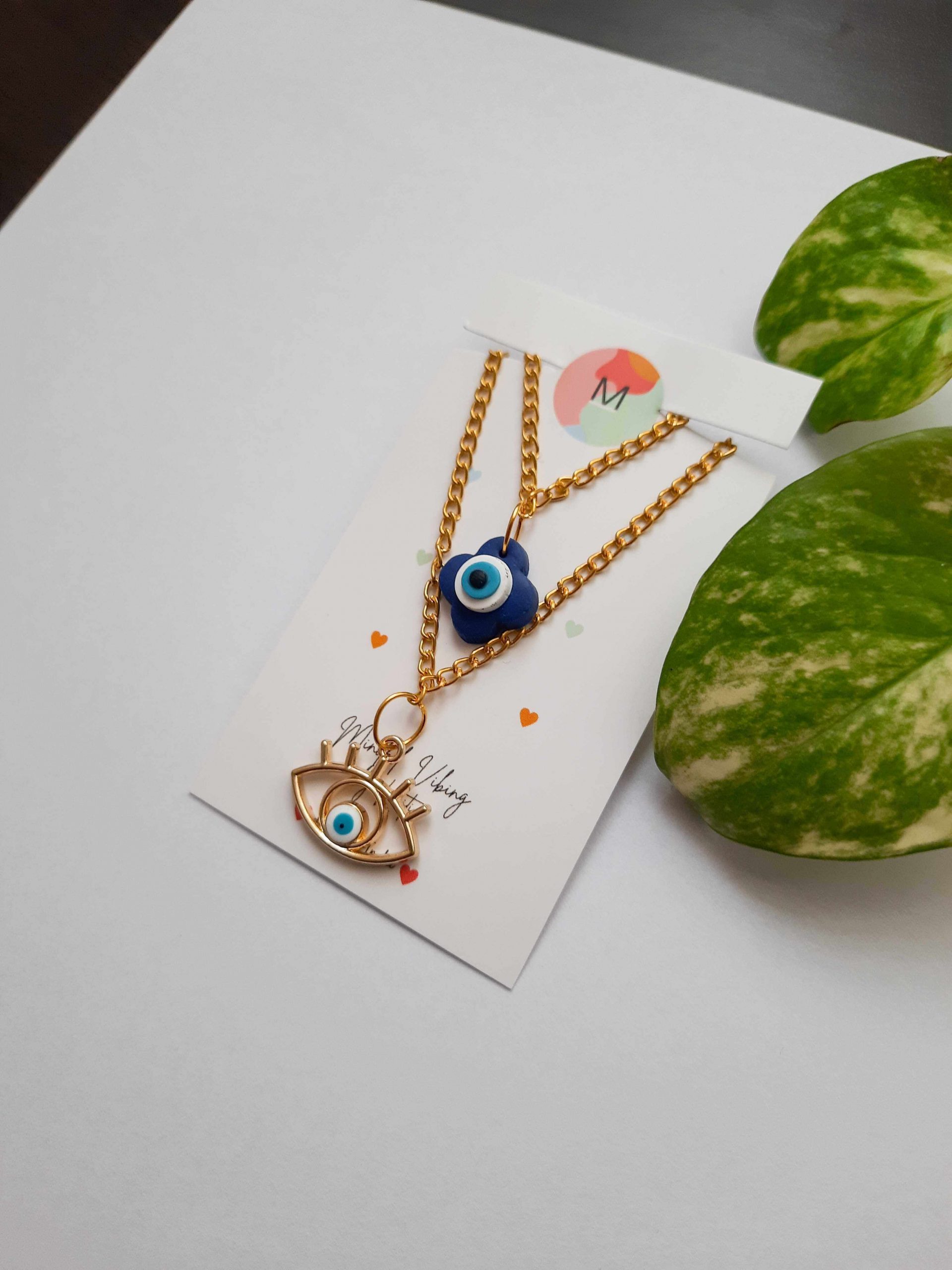 Polymer Clay Ender Eye Necklace