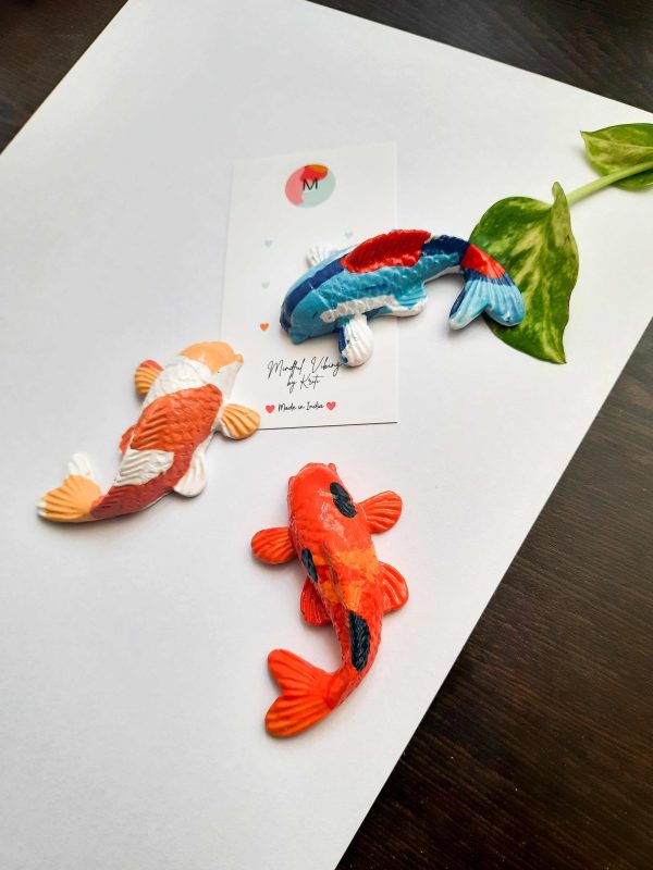 Mindful Vibing Koi Fish Magnet