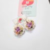 white royalty bloom polymer clay jewelry by mindful vibing kriti bhatnagar polymer clay india