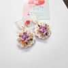white royalty bloom polymer clay jewelry by mindful vibing kriti bhatnagar polymer clay india
