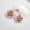 white royalty bloom polymer clay jewelry by mindful vibing kriti bhatnagar polymer clay india