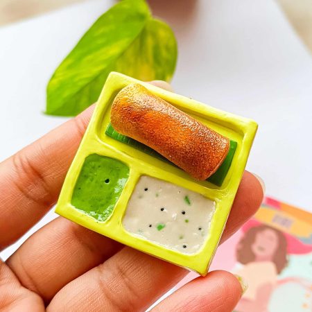 masala dosa fridge magnet by mindful vibing