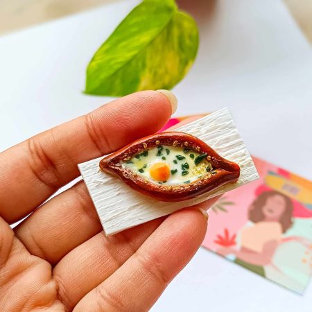 Khachapuri Fridge Magnet by mindful vibing