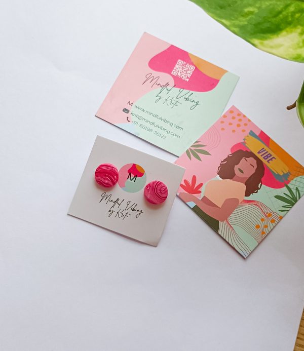 Van Gogh Red Sky Earrings by mindful vibing