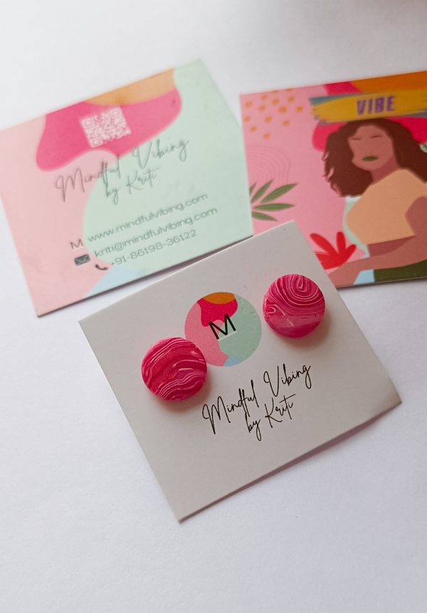 Van Gogh Red Sky Earrings by mindful vibing